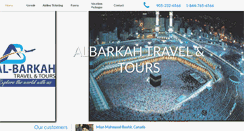 Desktop Screenshot of albarkahtravel.com